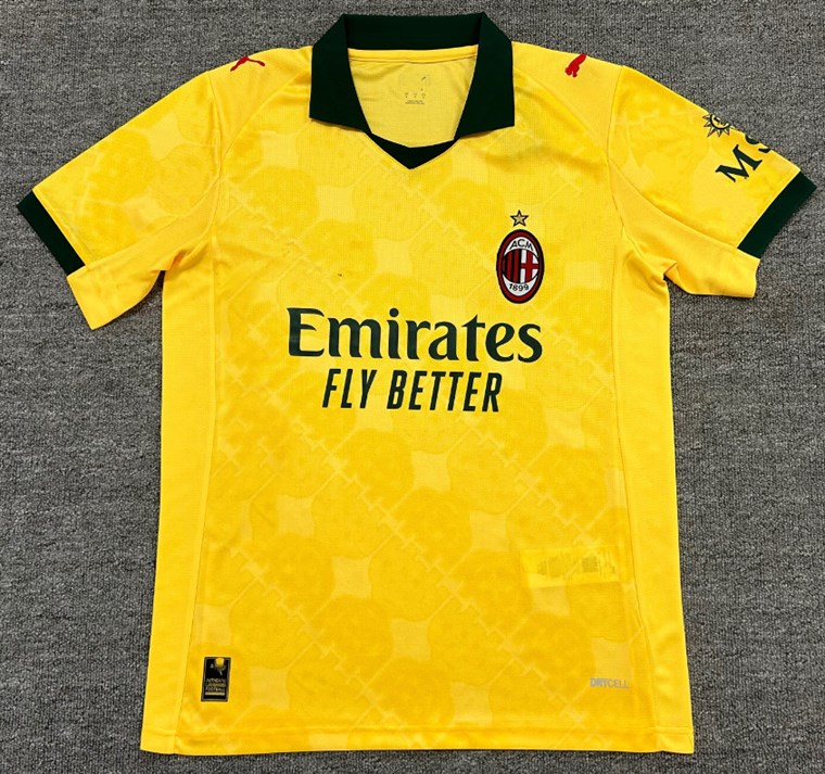 2025–2026 Ac Milan Second Passenger Football Jersey