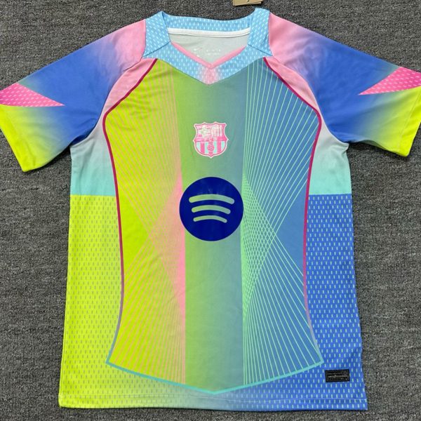 2025–2026 Barcelona Bambi Fluorescent Yellow Special Edition Football Jersey