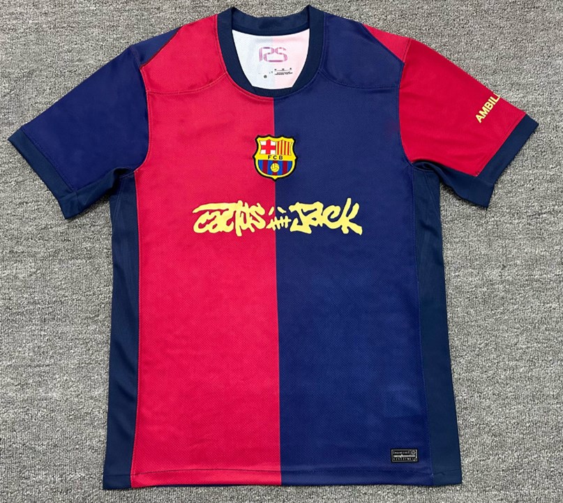 2025–2026 Barcelona Home Co-Branded Edition Football Jersey