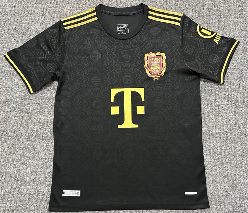 2025–2026 Bayern Munich Black 125Th Anniversary Edition Football Jersey