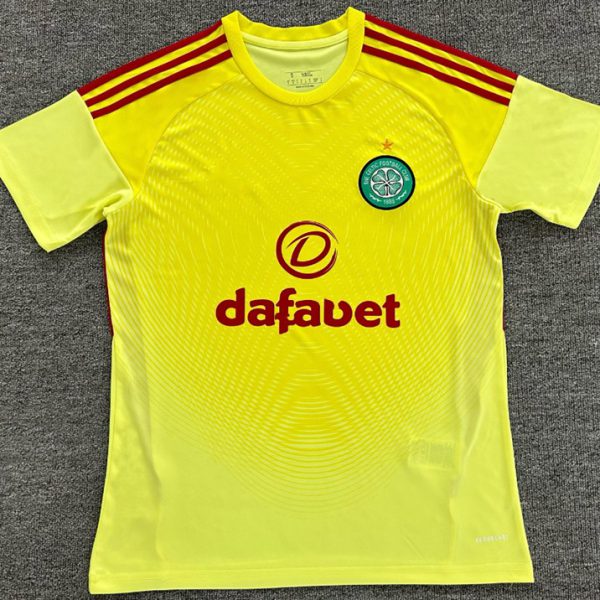 2025–2026 Celtic Yellow Goalkeeper Football Jersey