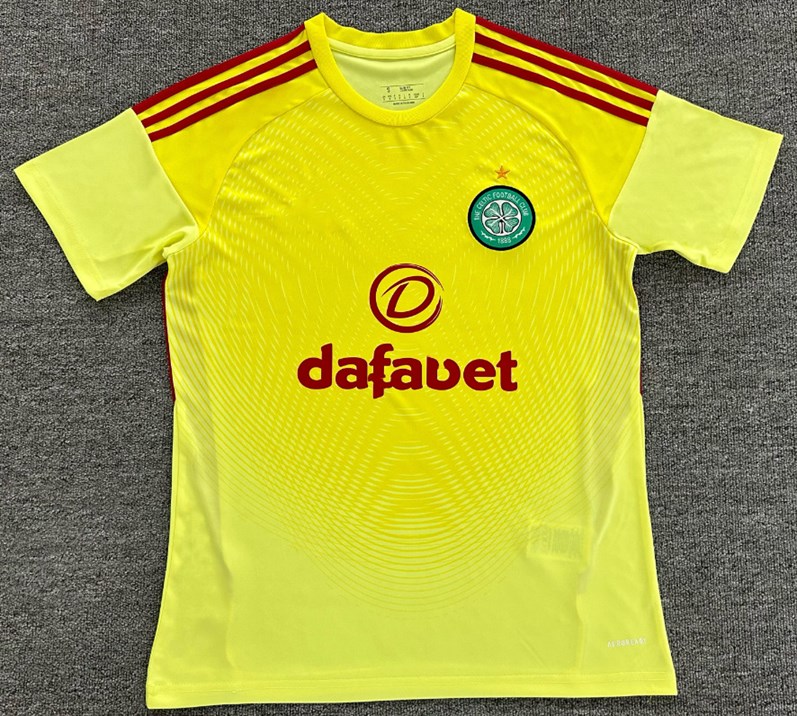 2025–2026 Celtic Yellow Goalkeeper Football Jersey
