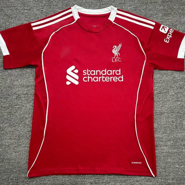 2025–2026 Liverpool Home Football Jersey