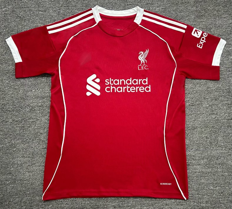 2025–2026 Liverpool Home Football Jersey