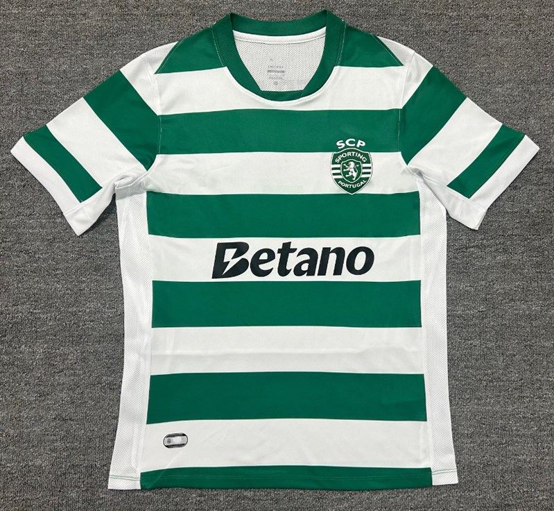 2025–2026 Sporting Lisbon Home Football Jersey