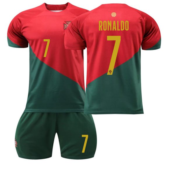 22-23 Portugal Home Football Kit No. 7 Ronaldo