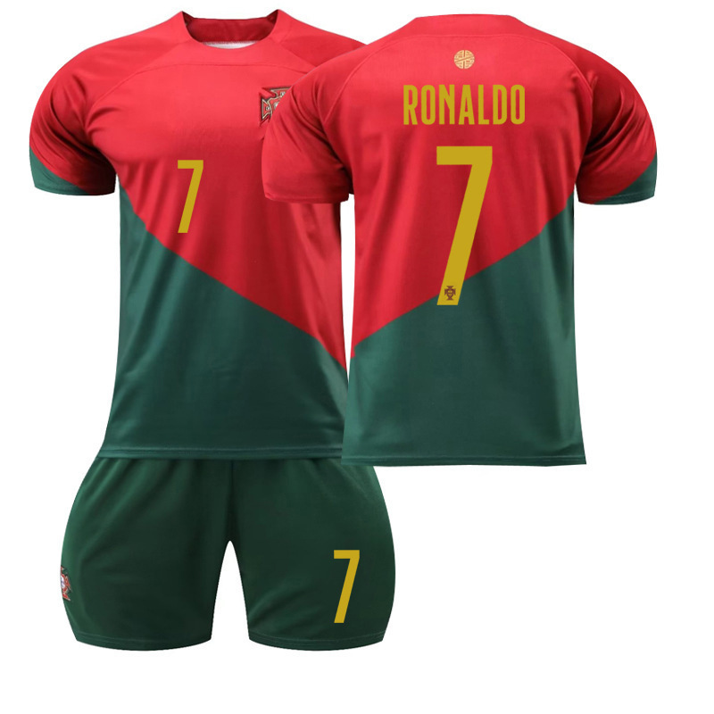 22-23 Portugal Home Football Kit No. 7 Ronaldo