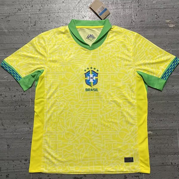 24-25 Brazil Home Football Jersey