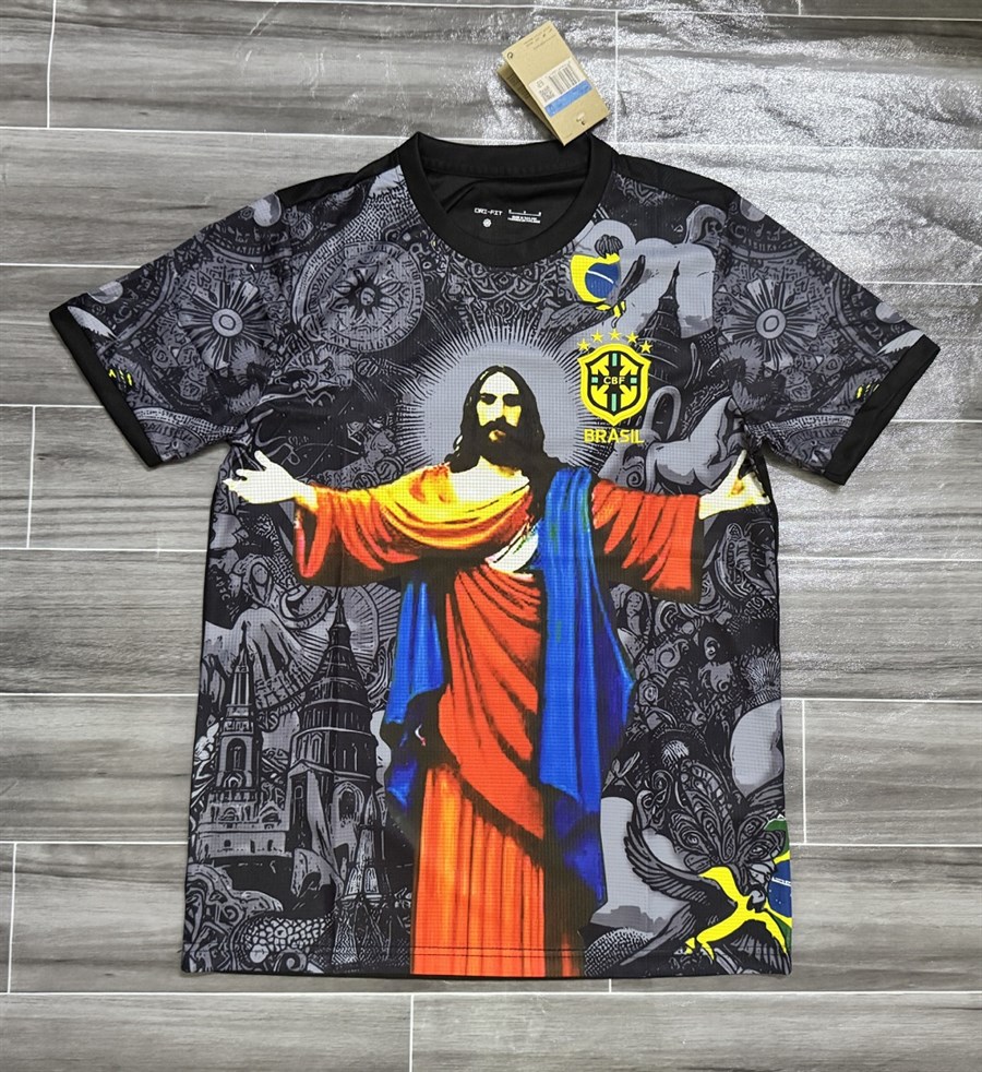 24-25 Brazil Red Goddess Edition Football Jersey