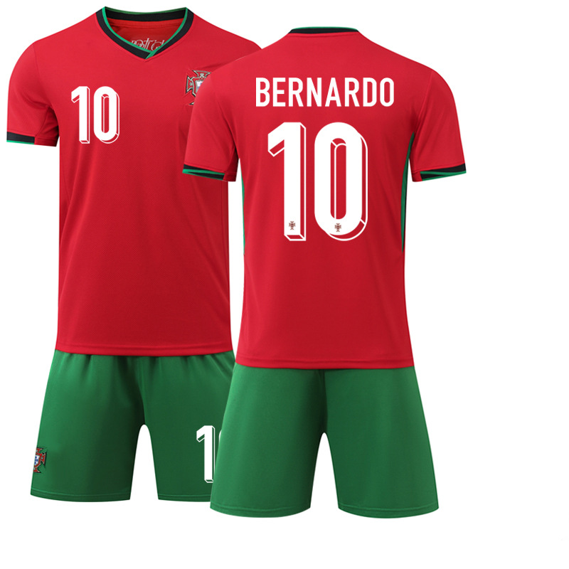 24-25 Portugal Home Football Kit No. 10