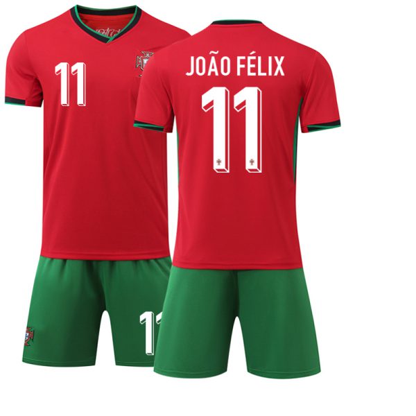 24-25 Portugal Home Football Kit No. 11