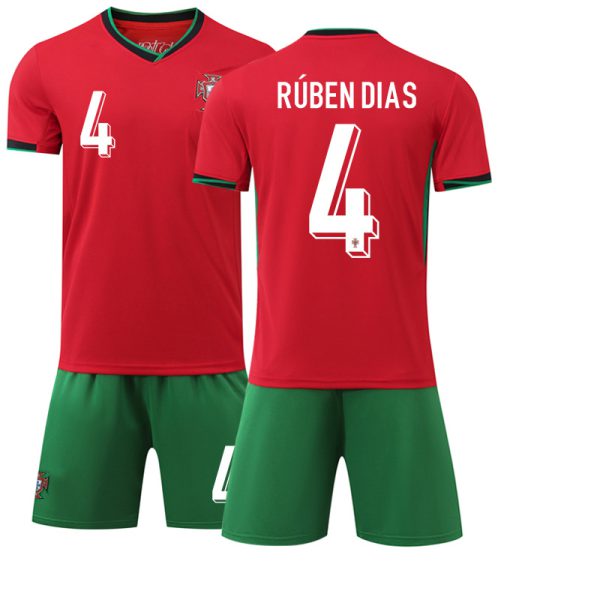 24-25 Portugal Home Football Kit No. 4