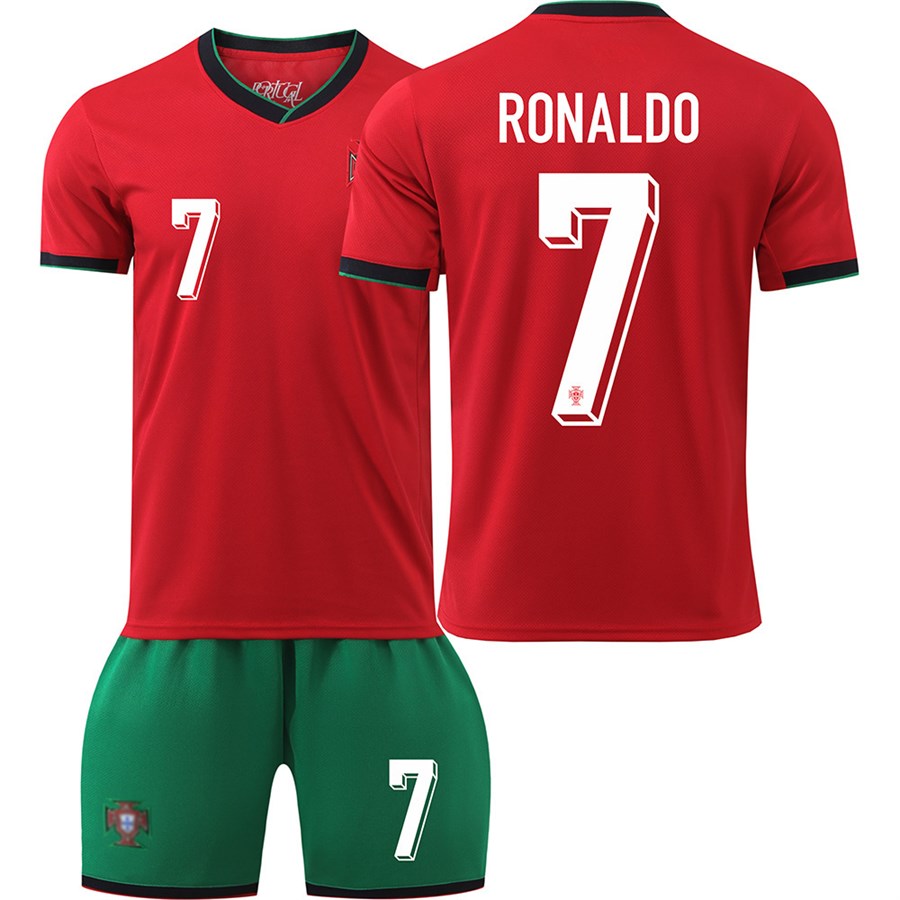 24-25 Portugal Home Football Kit No. 7 Ronaldo