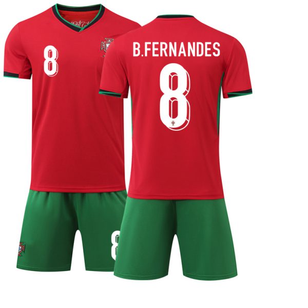 24-25 Portugal Home Football Kit No. 8