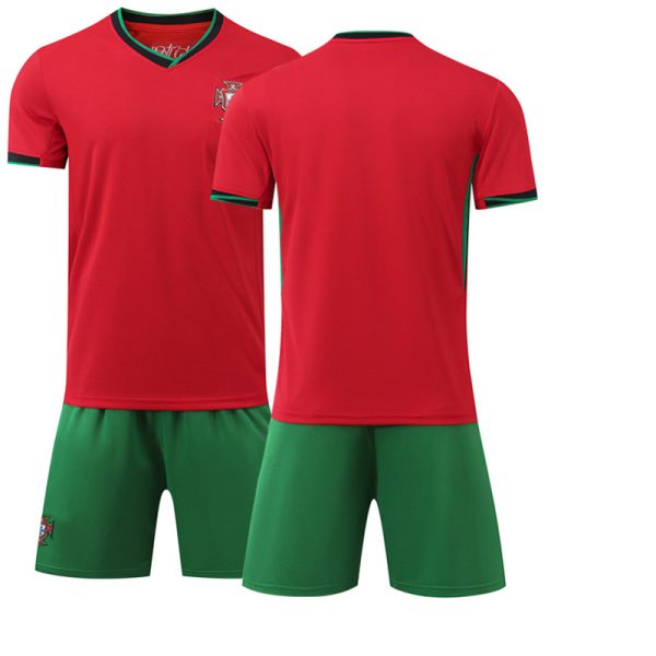 24-25 Portugal Home Football Kit Without Number