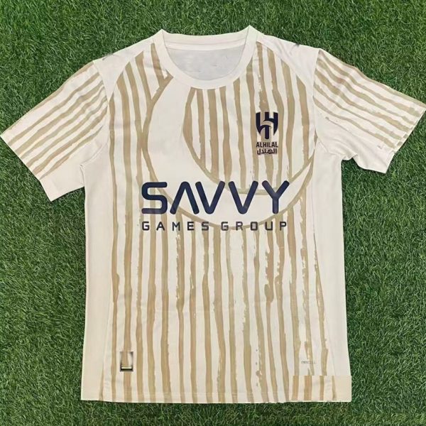 25-26 Al Hilal Crescent Away Beige Football Jersey