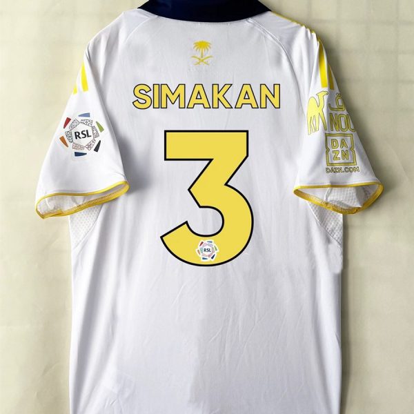 25-26 Al Nassr Riyadh No.3 +2 Armband Player Edition Football Jersey