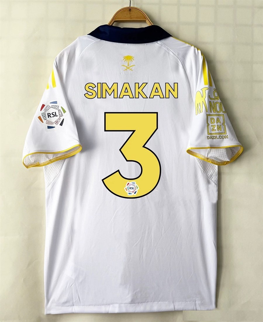 25-26 Al Nassr Riyadh No.3 +2 Armband Player Edition Football Jersey