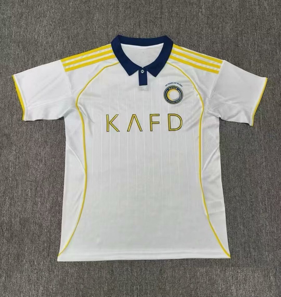25-26 Al Nassr Riyadh Second Away White Football Jersey