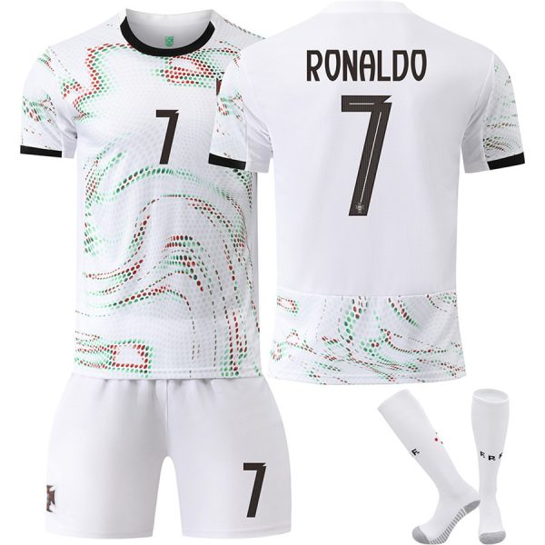 25-26 Portugal Away Football Kit No. 7 Ronaldo With Socks