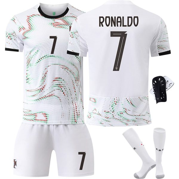 25-26 Portugal Football Kit No. 7 Ronaldo With Socks And Guard