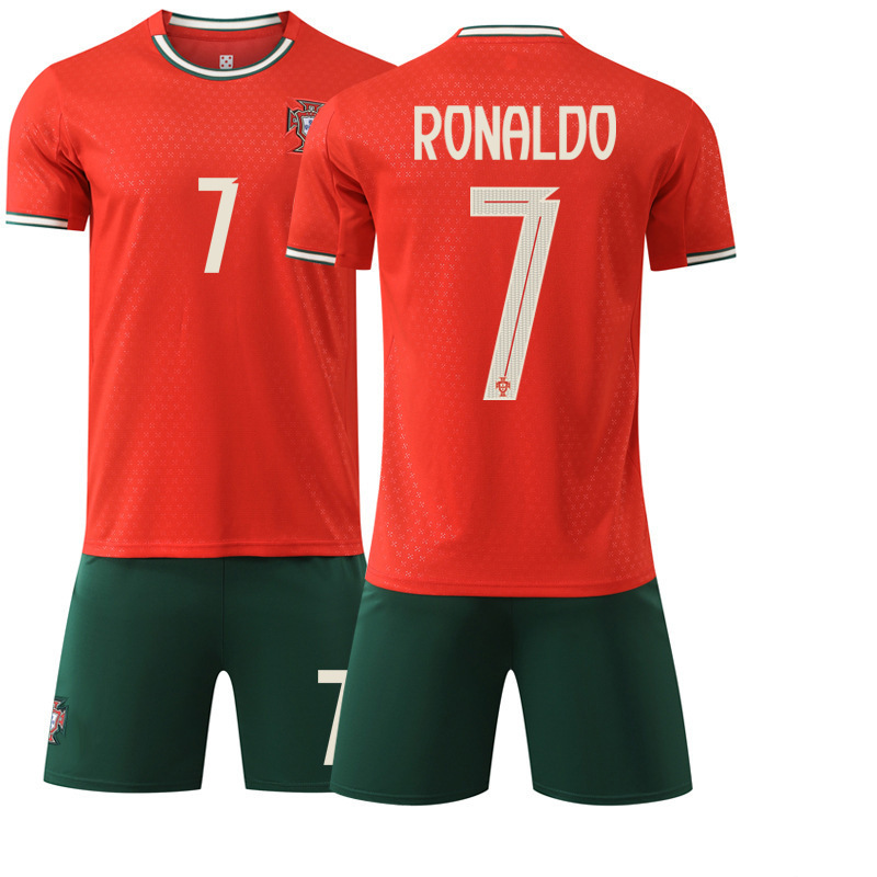 25-26 Portugal Home Football Kit No. 7 Ronaldo