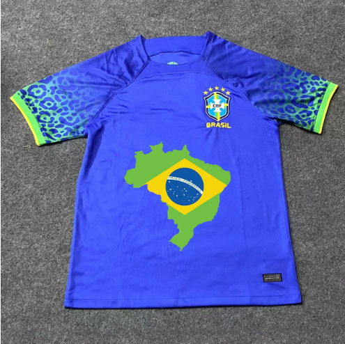 Brazil Away Football Jersey 2022-2023 Game Map Edition