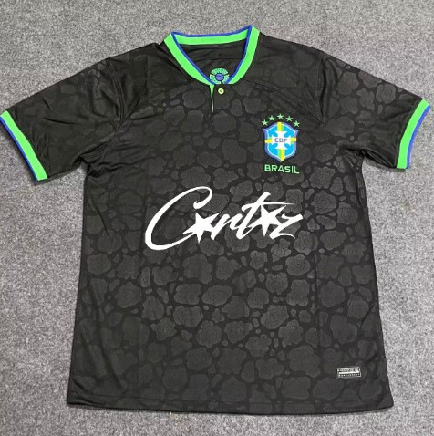 Brazil Football Jersey 2022 Green Label Customization