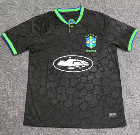 Brazil Football Jersey 2022 Green Label Devil Island Edition