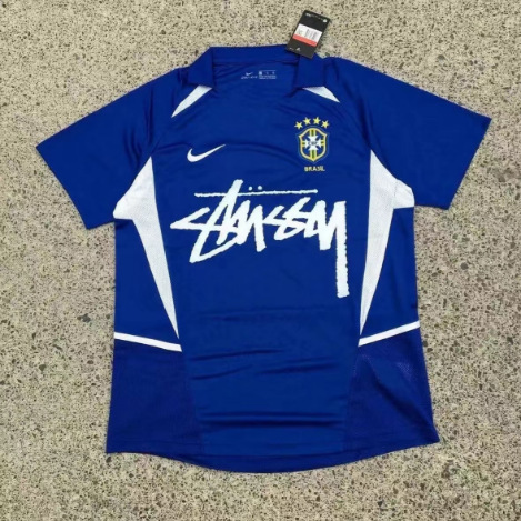 Brazil Football Jersey Stussy 1996 Edition