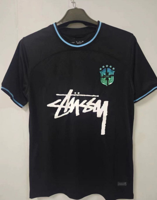 Brazil Football Jersey Stussy 2001 Edition