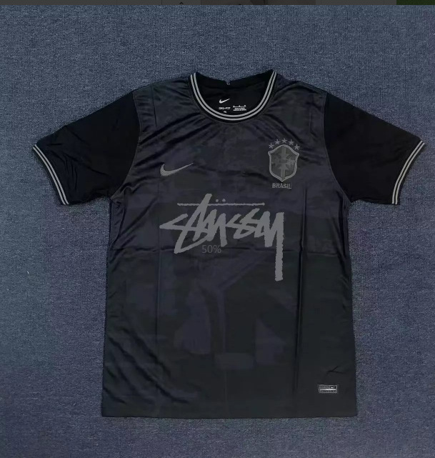 Brazil Football Jersey Stussy 2002 Edition