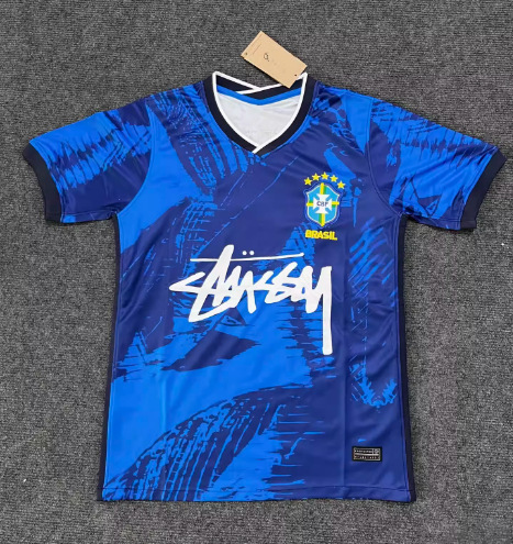 Brazil Football Jersey Stussy 2004 Edition