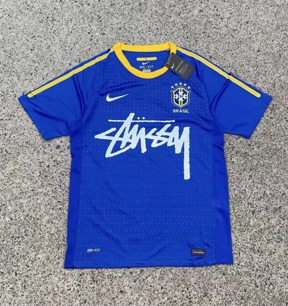 Brazil Football Jersey Stussy Edition