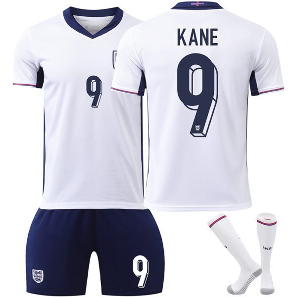 England Home Football Kit No. 9 Kane With Socks