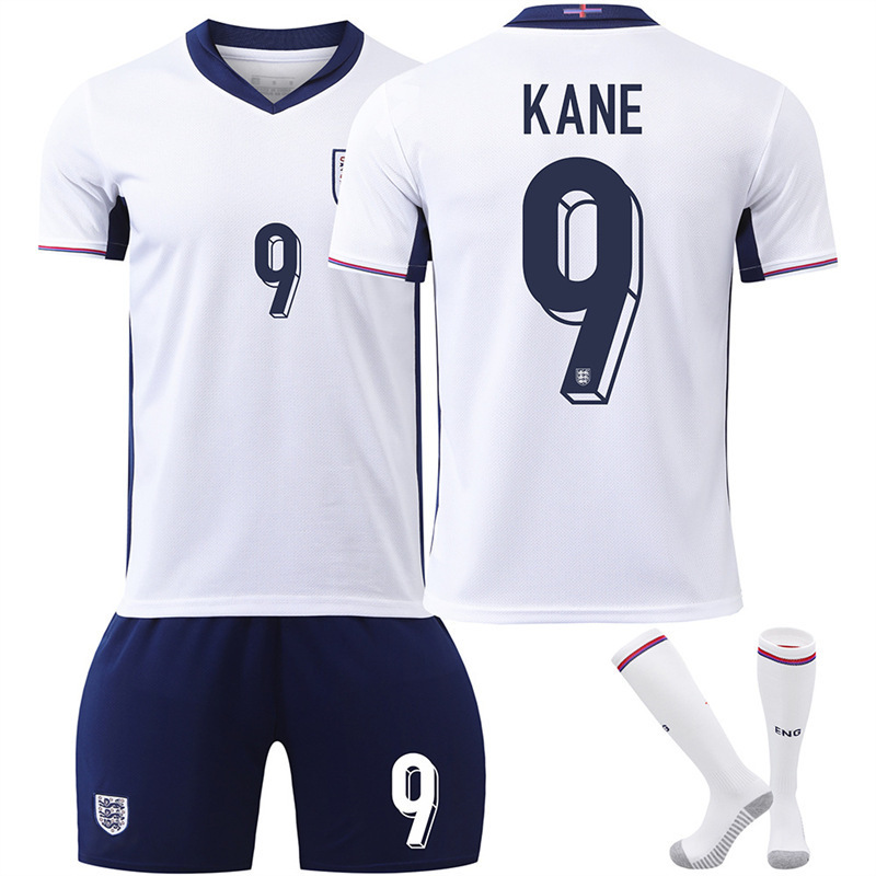 England Home Football Kit No. 9 Kane With Socks