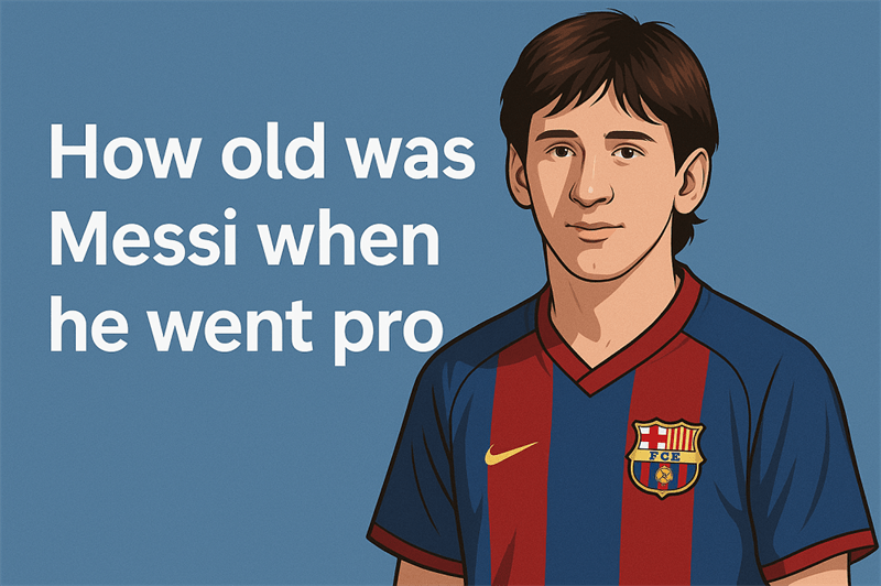 How Old Was Messi When He Went Pro