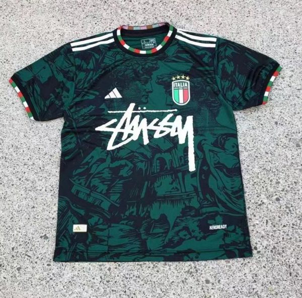 Italy Football Jersey Stussy Edition