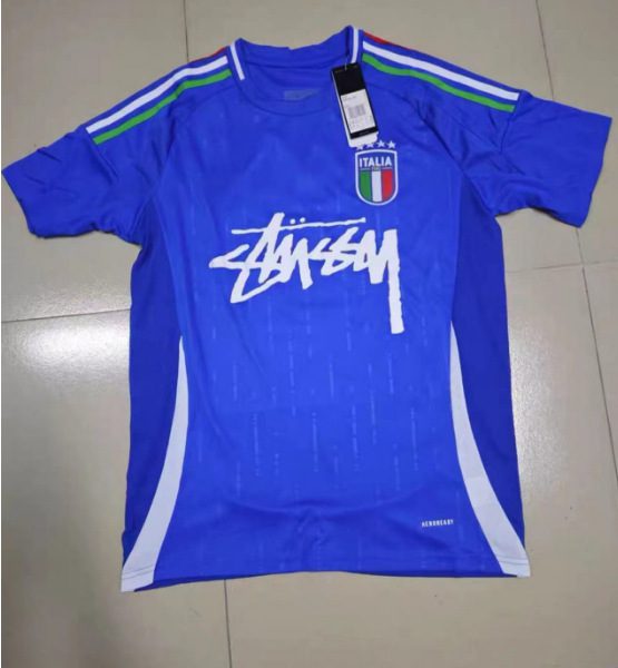 Italy Home Football Jersey Stussy Edition