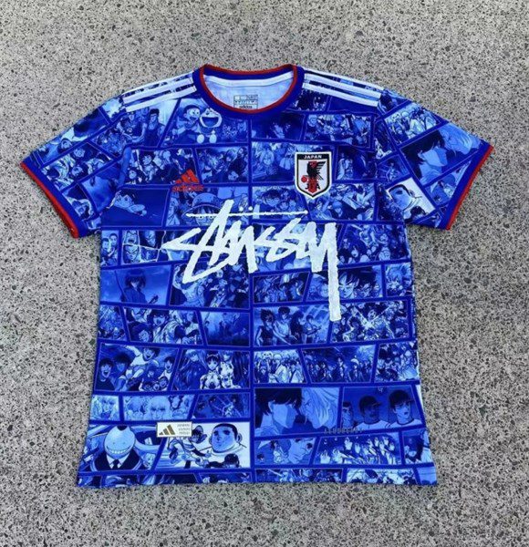 Japan Anime Football Jersey Stussy Edition
