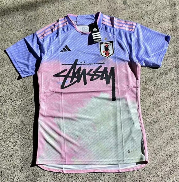 Japan Powder Football Jersey Stussy Edition