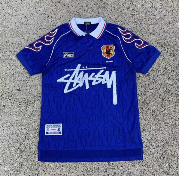Japan Retro Football Jersey Stussy Edition