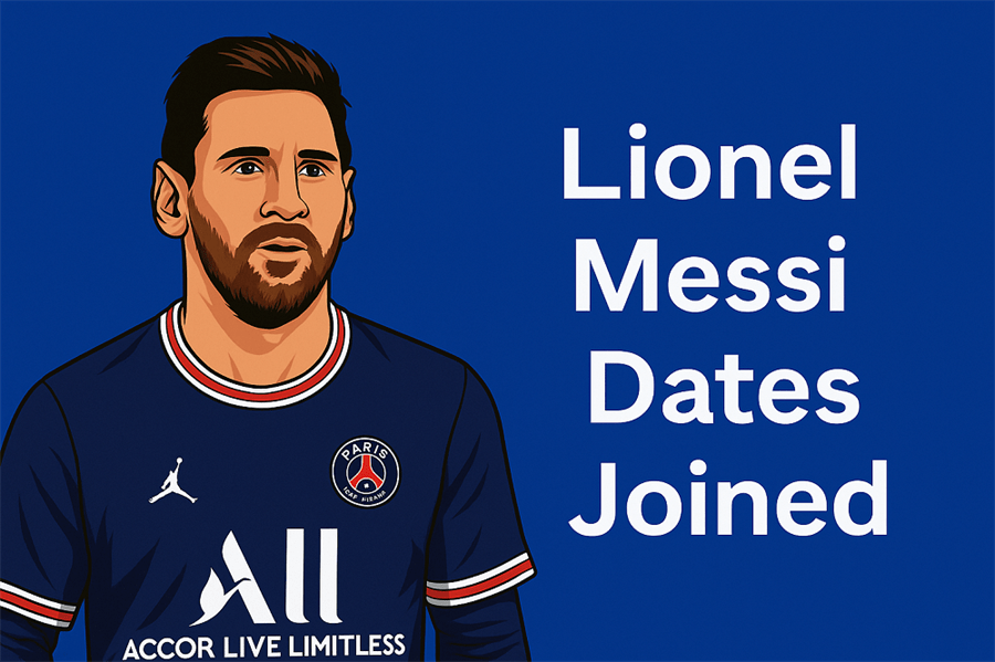 Lionel Messi Dates Joined