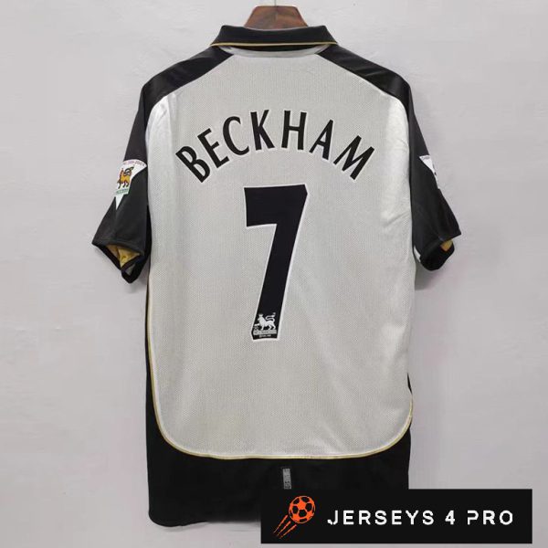 Manchester United Centenary Edition No.7 Beckham Retro Football Jersey