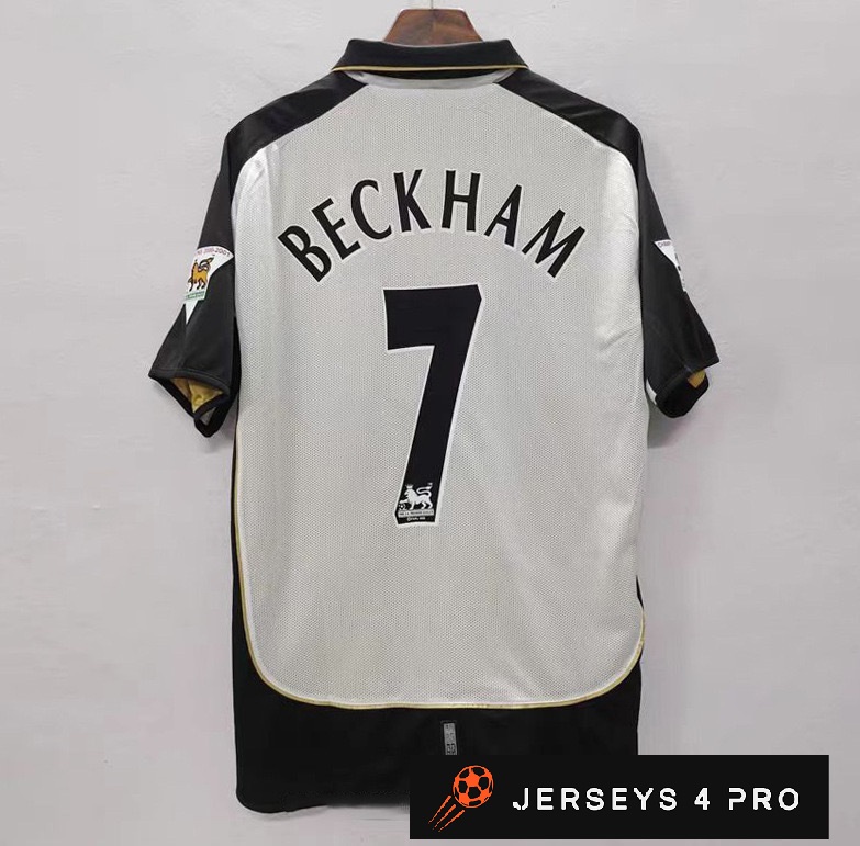 Manchester United Centenary Edition No.7 Beckham Retro Football Jersey