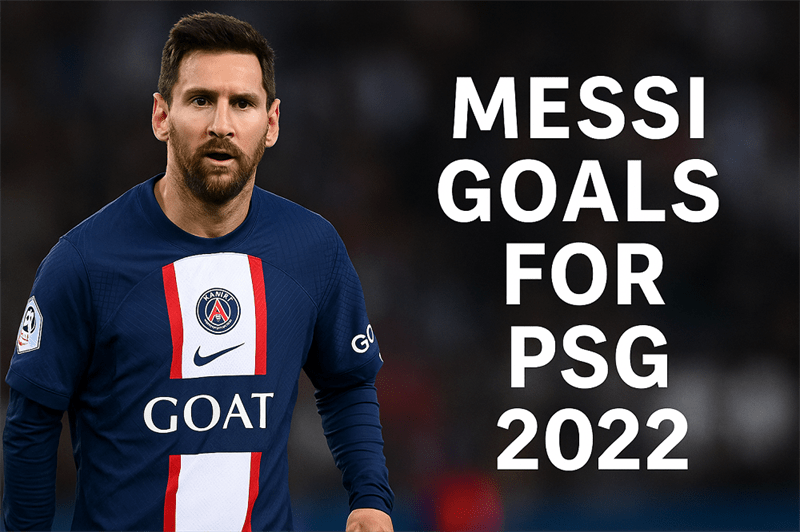 Messi Goals For PSG 2022