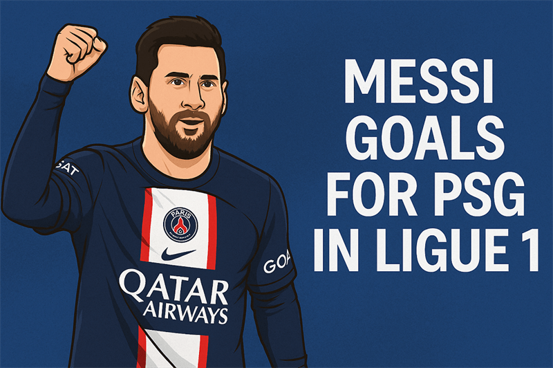 Messi Goals For PSG In Ligue 1