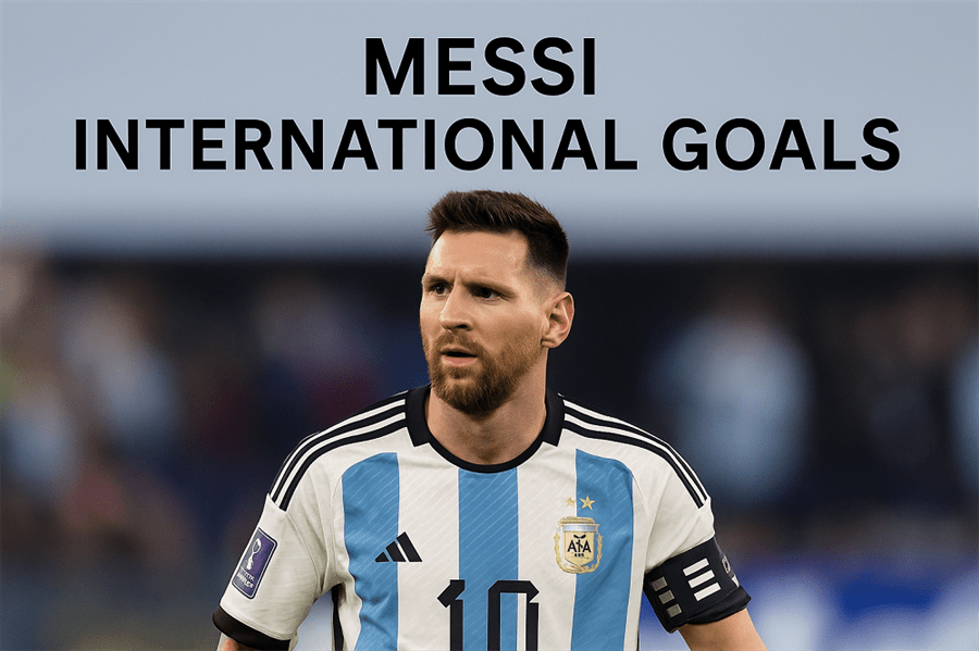 Messi International Goals