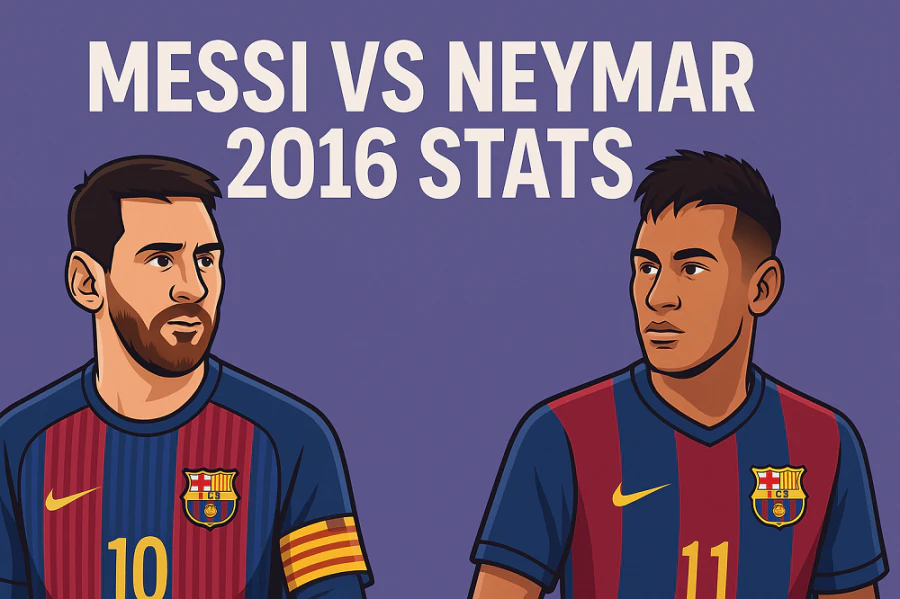 Messi Vs Neymar 2016 Stats