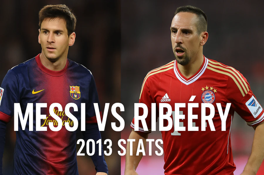 Messi Vs Ribery 2013 Stats